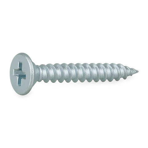 Саморез универсальный белый цинк 2,5х25 мм