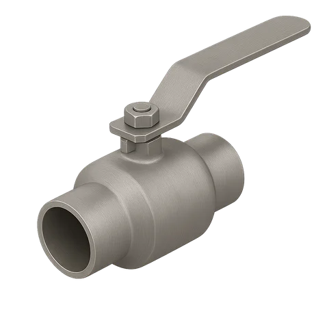 Титановый кран шаровой под приварку ДУ 150 РУ 25